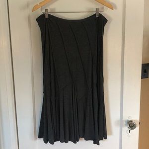 Max Studio flowy grey skirt size L